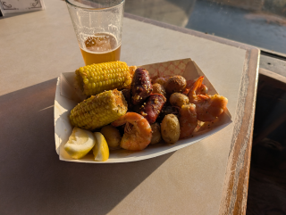 Fresh seafood plate at Waterfront Tavern Bellingham WA